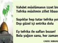 CAFER SUBHANİNİN VAHDET ŞİİRİ